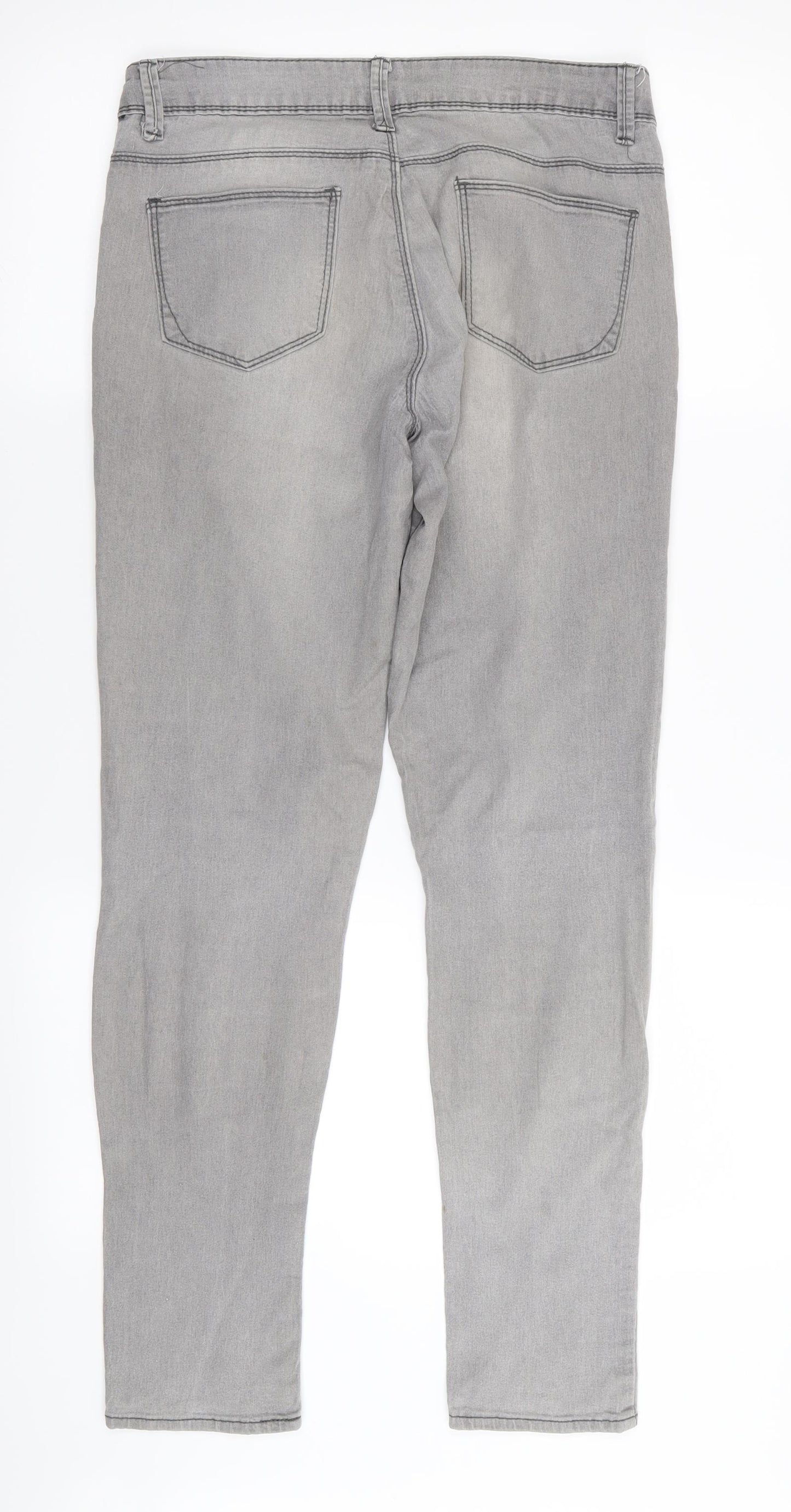 denim and co Womens Grey   Skinny Jeans Size 10 L29 in