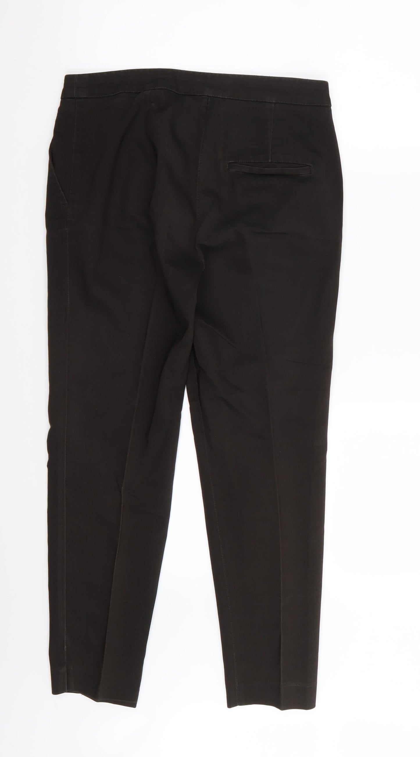 H&M Womens Brown   Trousers  Size 6 L26 in