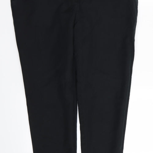 Moda Womens Black   Trousers  Size 14 L26 in