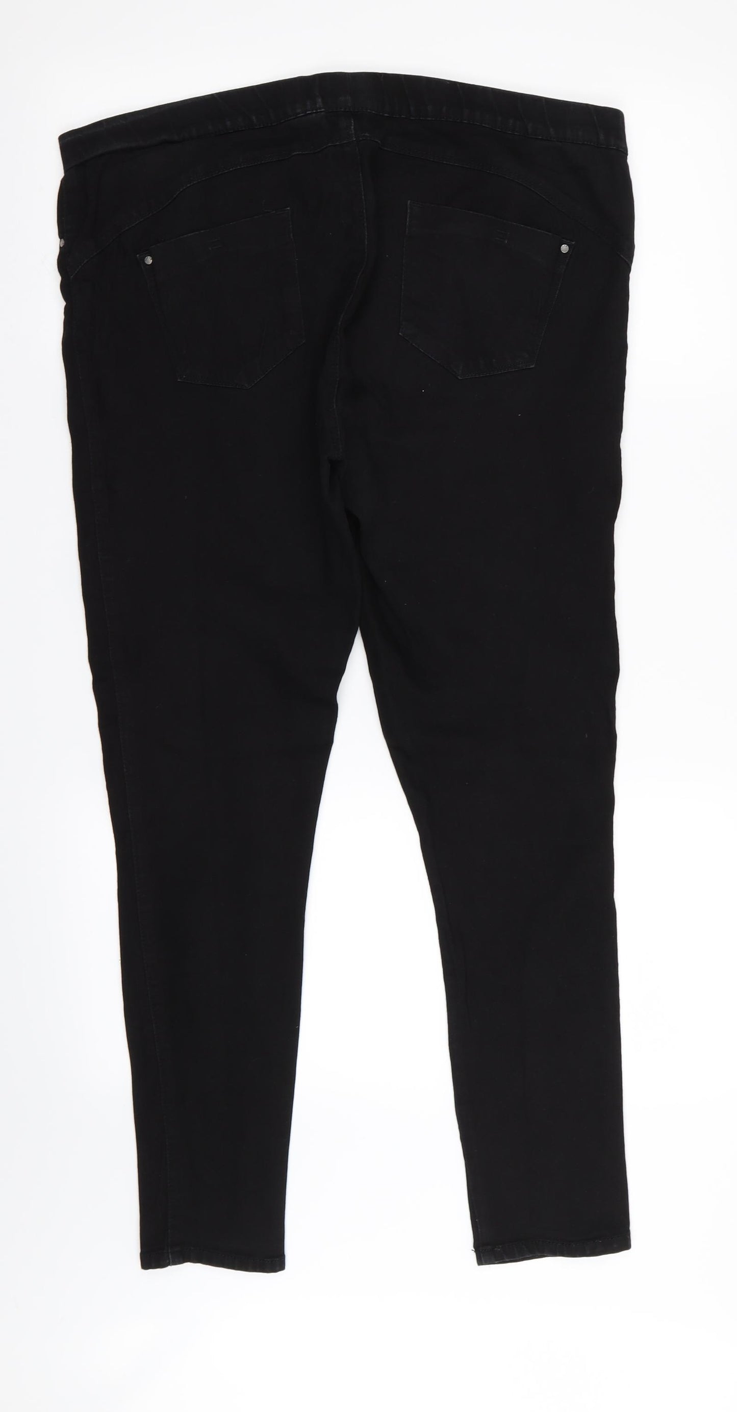 denim and co Womens Black   Jegging Leggings Size 16 L28 in