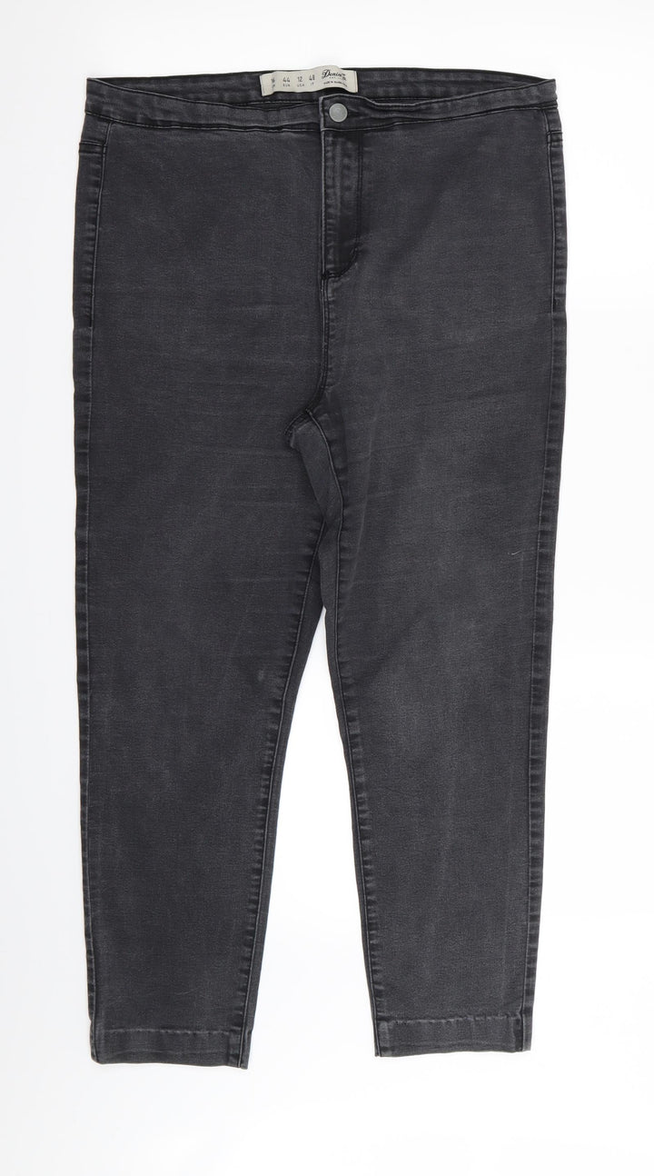 denim and co Womens Black   Skinny Jeans Size 16 L25 in