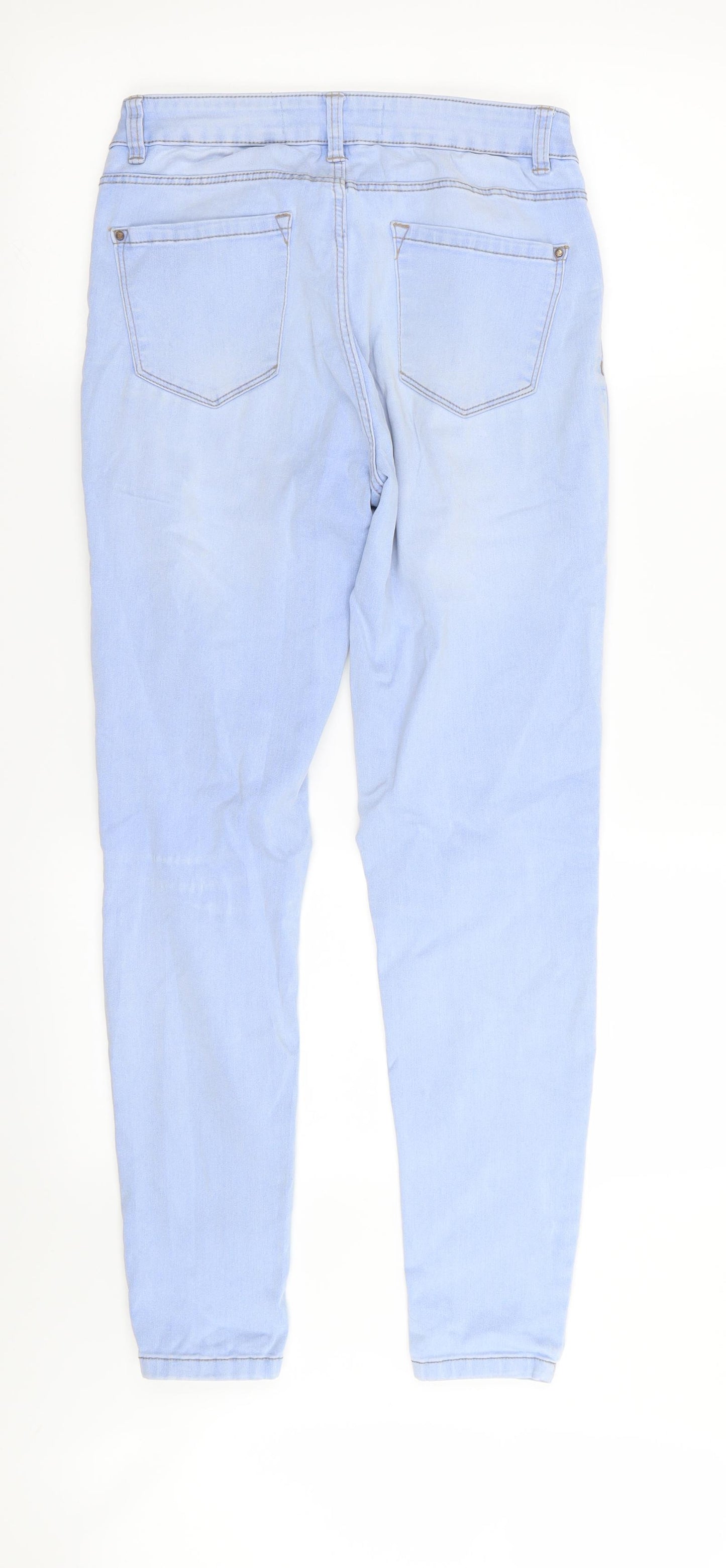 New Look Womens Blue   Skinny Jeans Size 10 L28 in