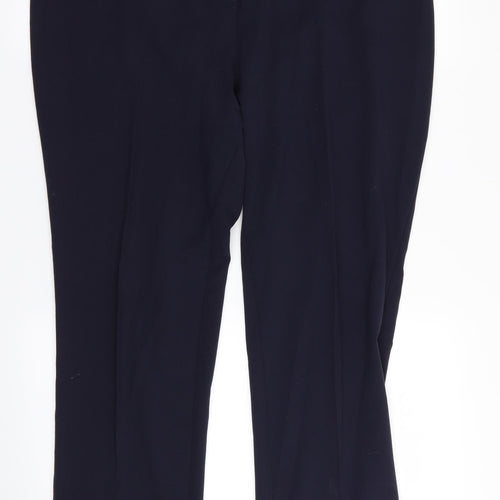 m&s Womens Blue   Trousers  Size 16 L30 in