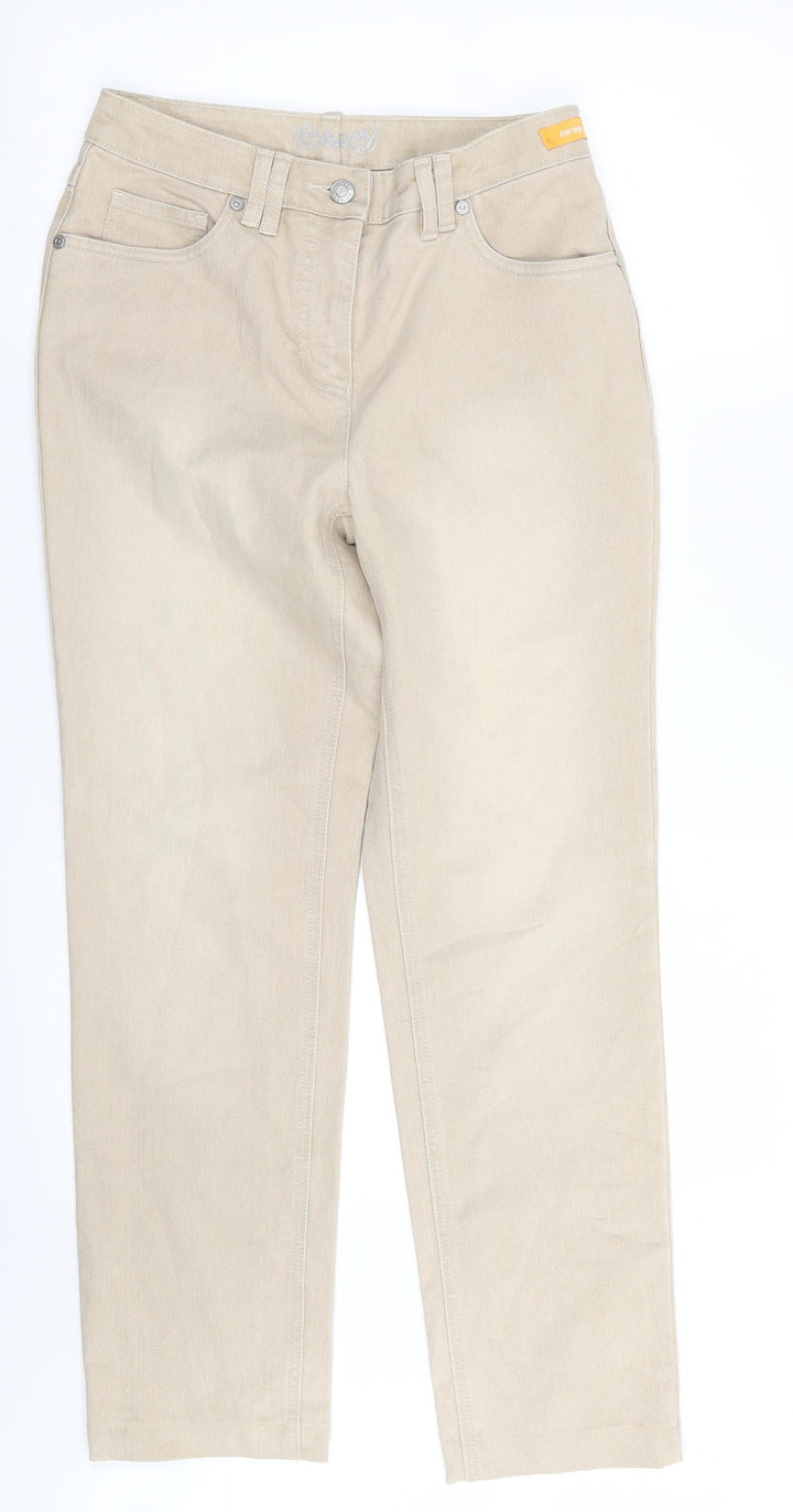 Mirage Womens Beige Skinny Jeans Size 8 L28 in