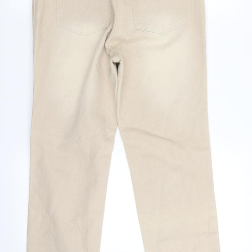 Mirage Womens Beige   Skinny Jeans Size 8 L28 in