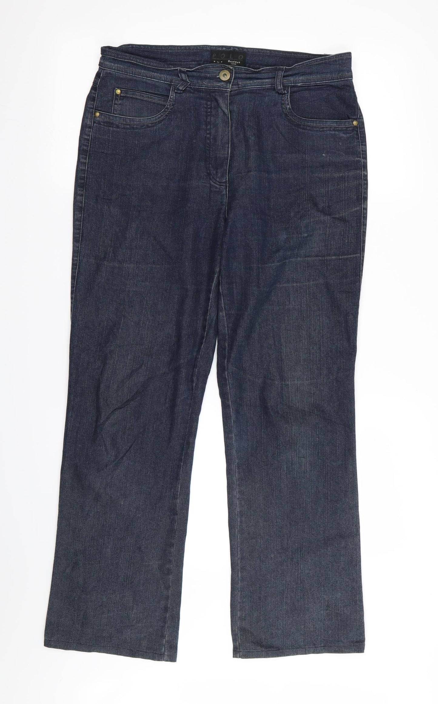 BEXLEYS Womens Blue   Straight Jeans Size 30 in L27 in