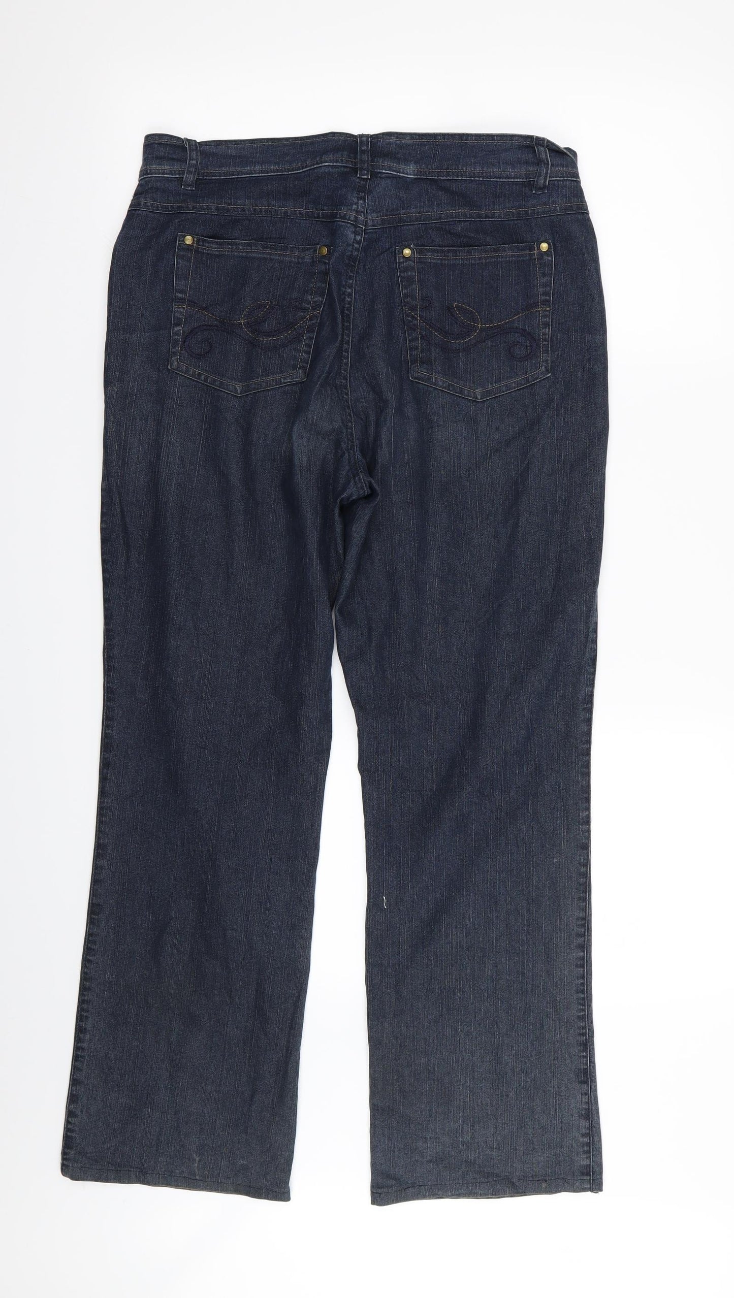BEXLEYS Womens Blue   Straight Jeans Size 30 in L27 in
