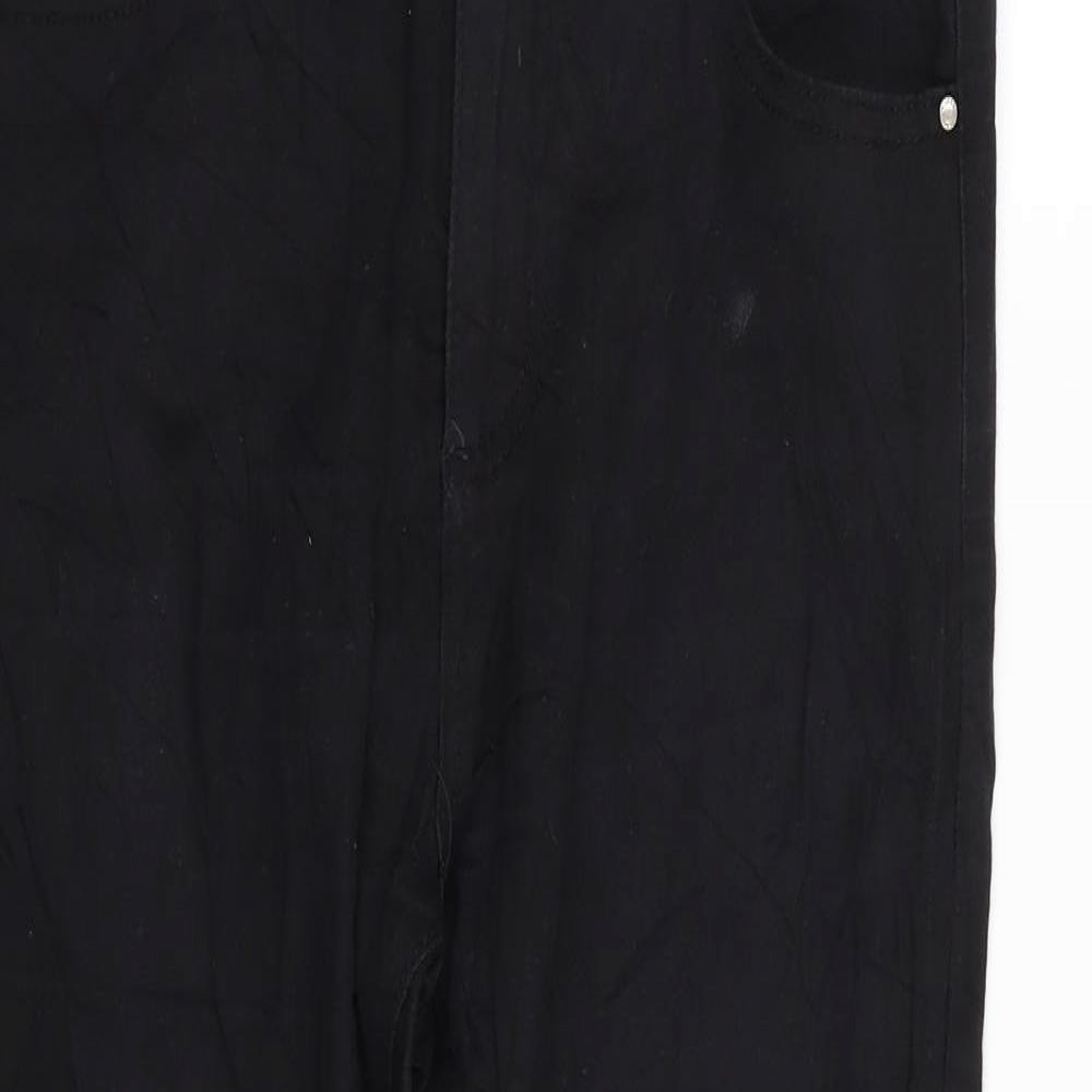 GOODIES Womens Black   Skinny Jeans Size 30 in L26 in - RIPPED JEANS