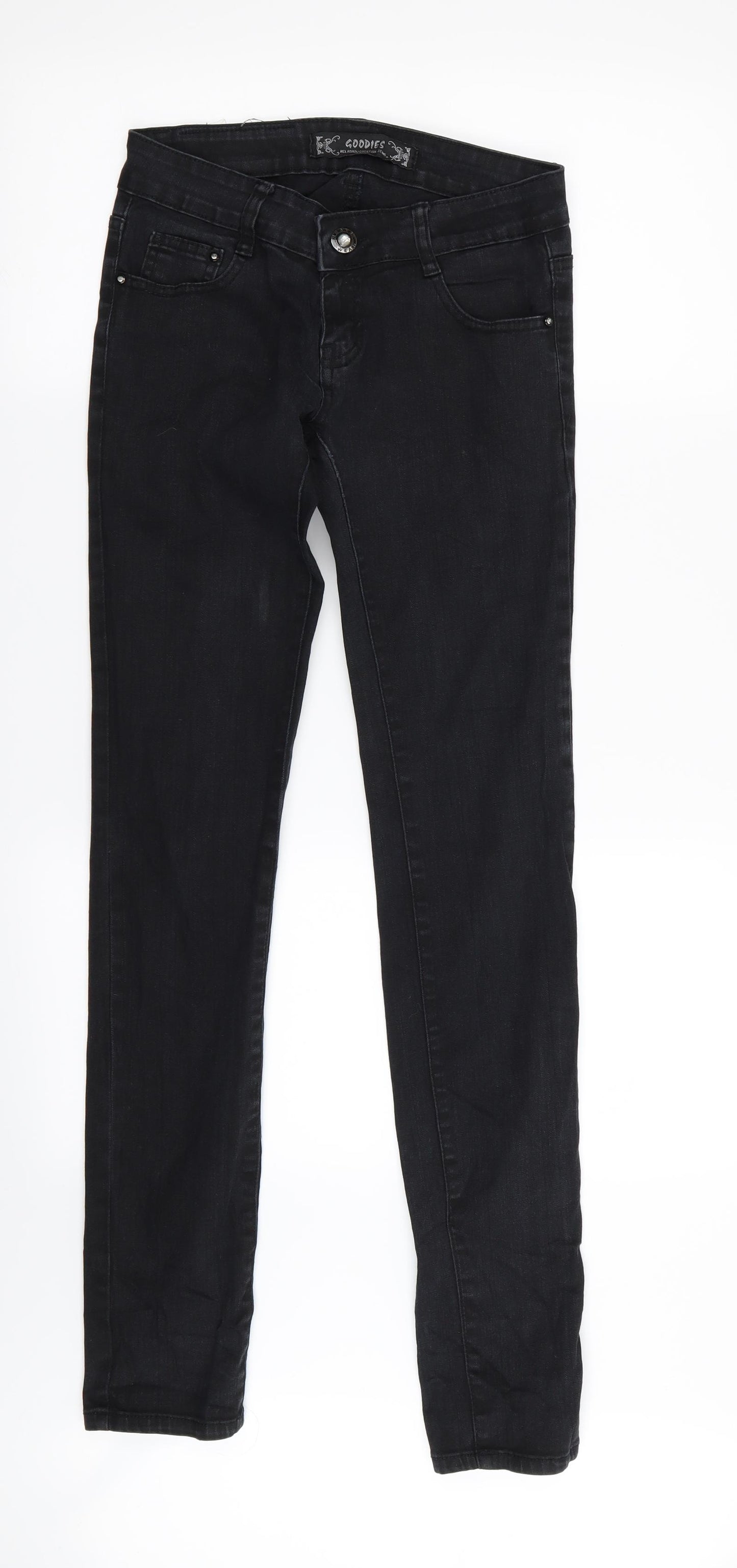 GODIES Womens Black   Skinny Jeans Size 6 L33 in
