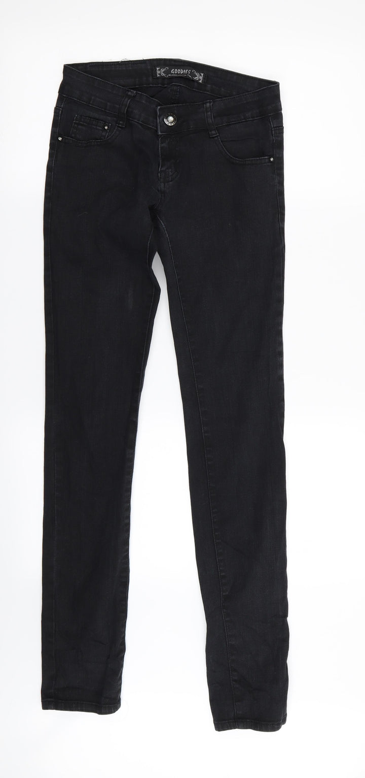GODIES Womens Black   Skinny Jeans Size 6 L33 in