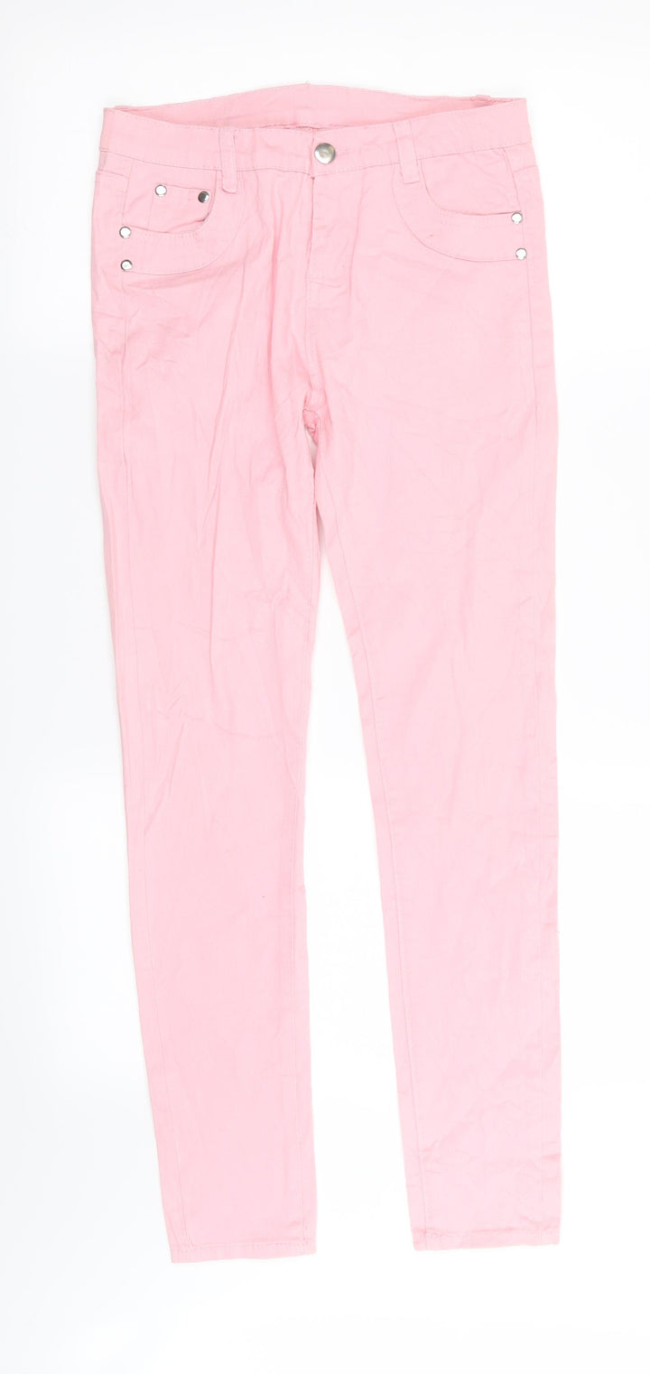 Preworn Womens Pink   Skinny Jeans Size 26 in L28 in