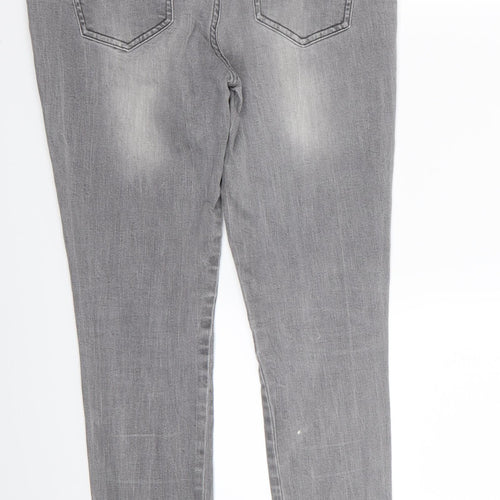 LIMITED Womens Grey   Skinny Jeans Size 12 L28 in