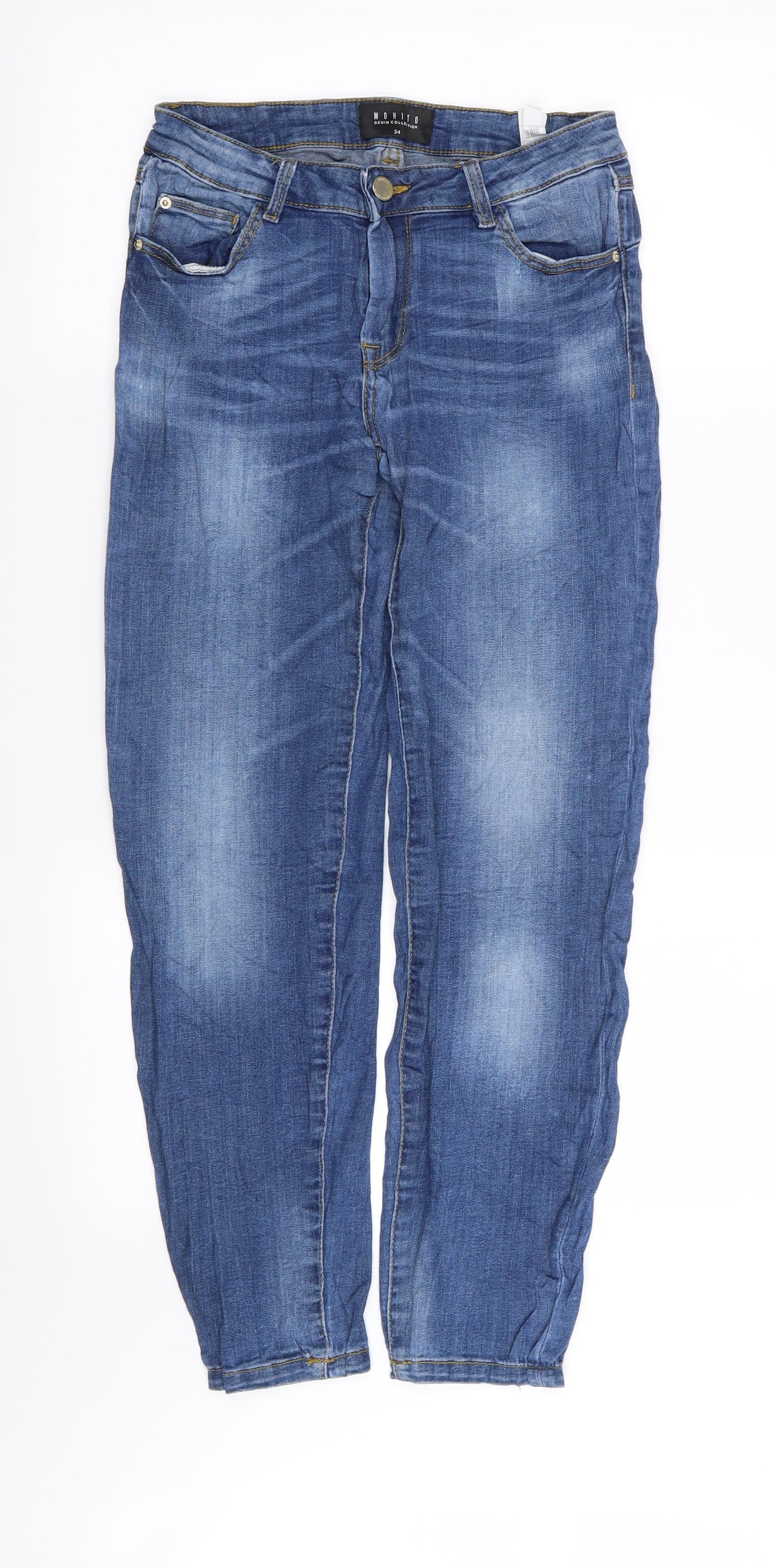 mohito Womens Blue   Skinny Jeans Size 24 in L26 in