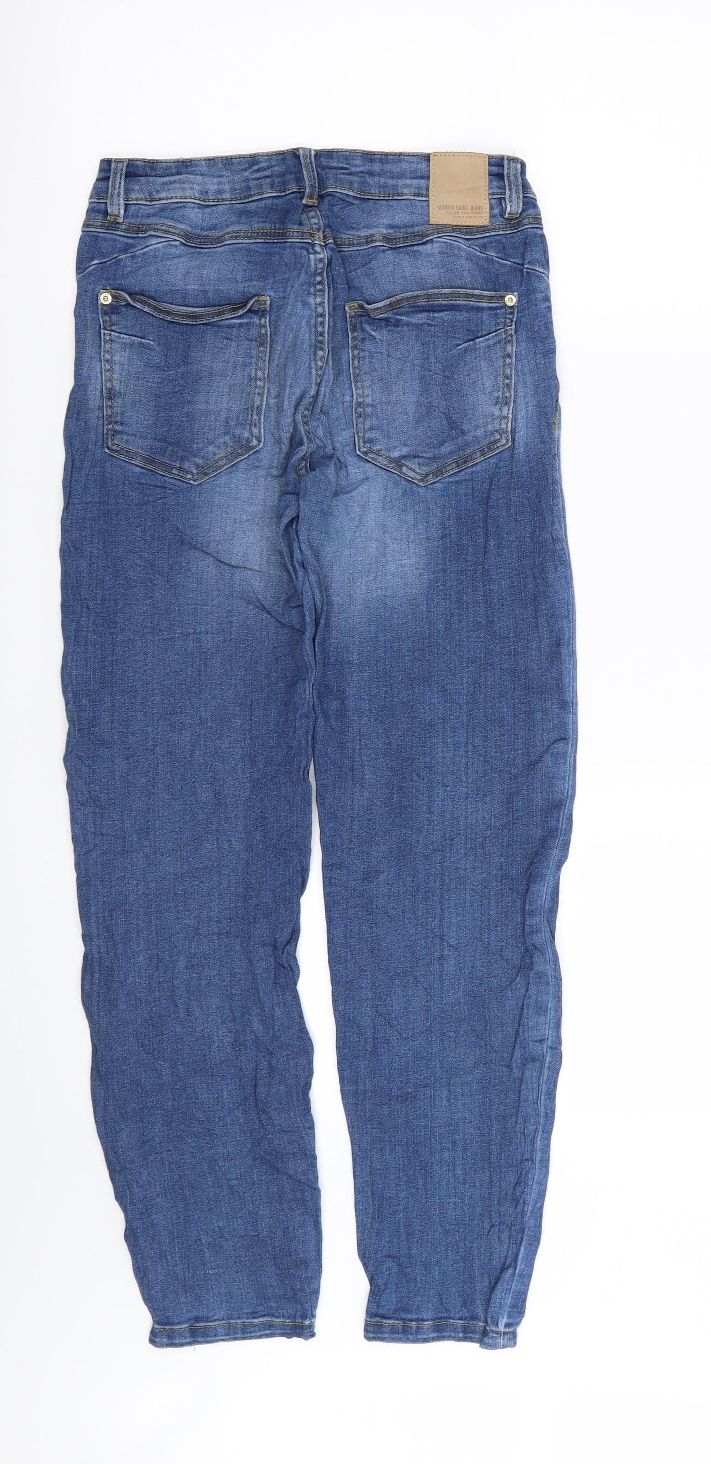 mohito Womens Blue   Skinny Jeans Size 24 in L26 in