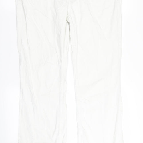 SPRIT CASUAL DENIM Womens White   Straight Jeans Size 32 in L33 in