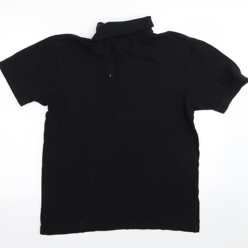 Easy Mens Black    Polo Size S