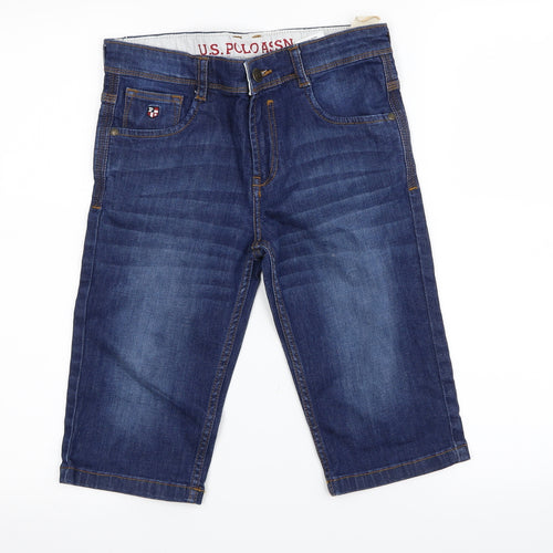 US Polo Assn. Boys Blue   Capri Jeans Size 10-11 Years