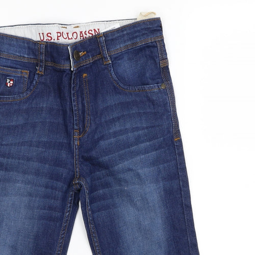 US Polo Assn. Boys Blue   Capri Jeans Size 10-11 Years