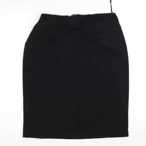 Asda George Womens Black   A-Line Skirt Size 12
