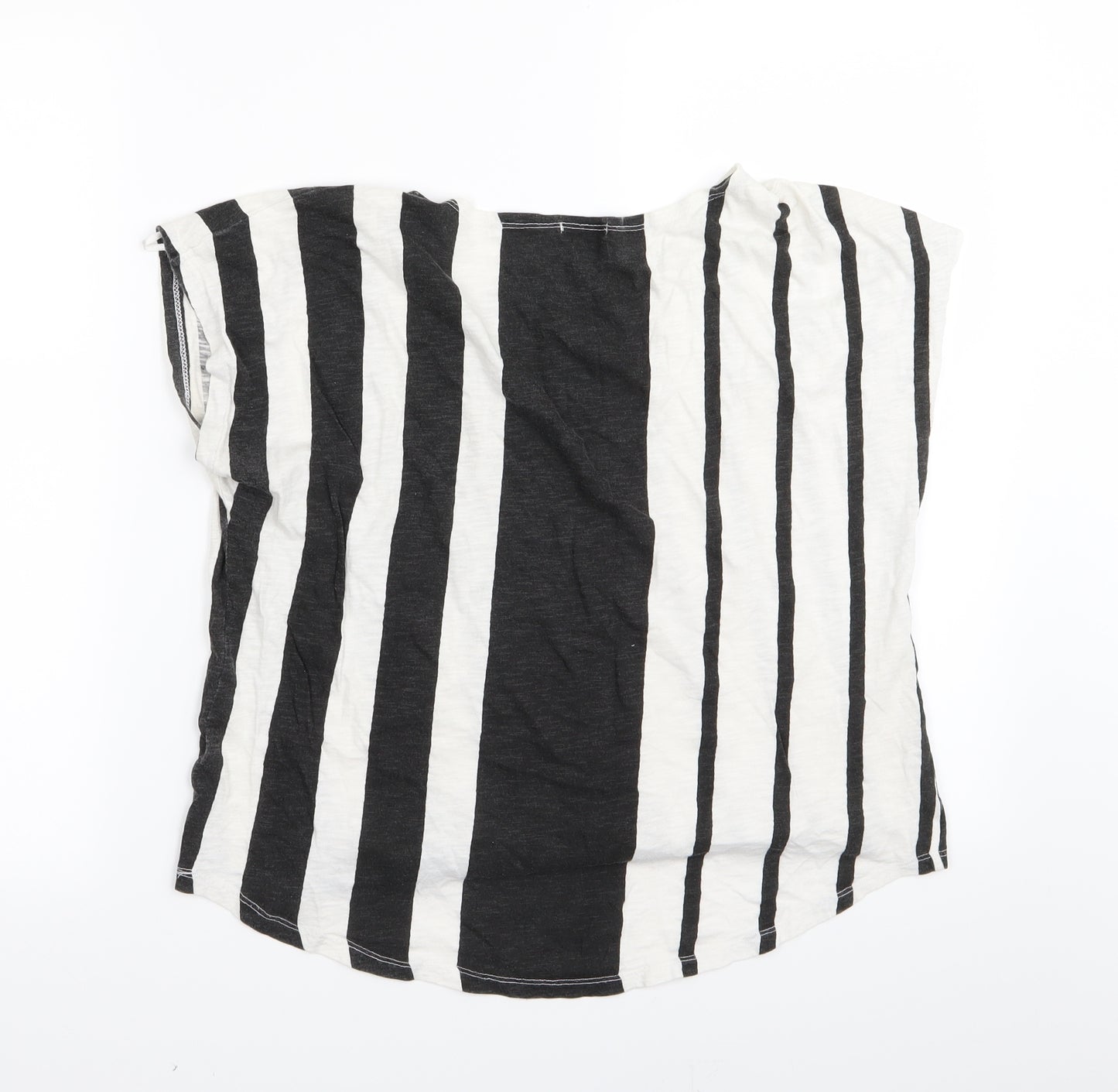 River Island Womens Multicoloured Striped  Basic T-Shirt Size 8