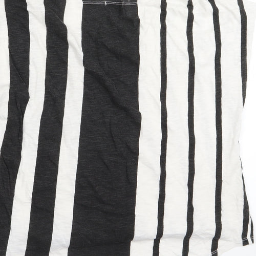 River Island Womens Multicoloured Striped  Basic T-Shirt Size 8