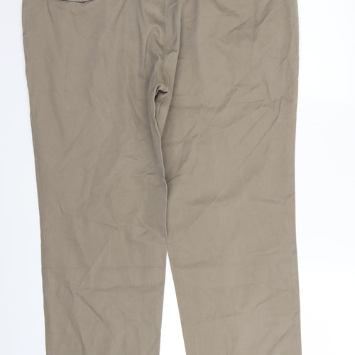 M&S Mens Brown   Trousers  Size 38 in L29 in