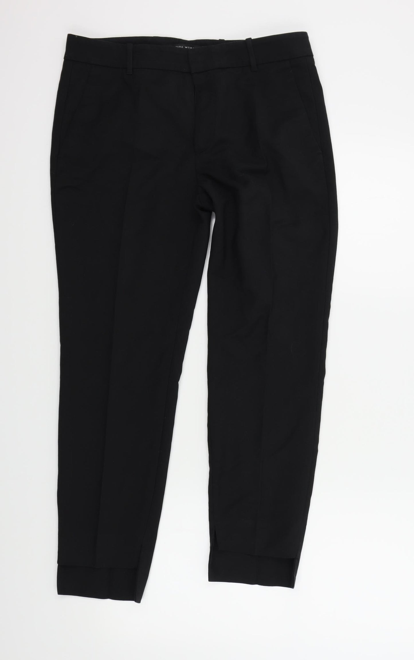 Zara Womens Black   Trousers  Size 38 L26 in