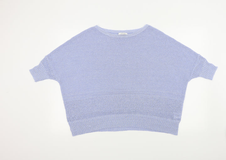Artigiano Womens Blue Pullover Jumper Size M