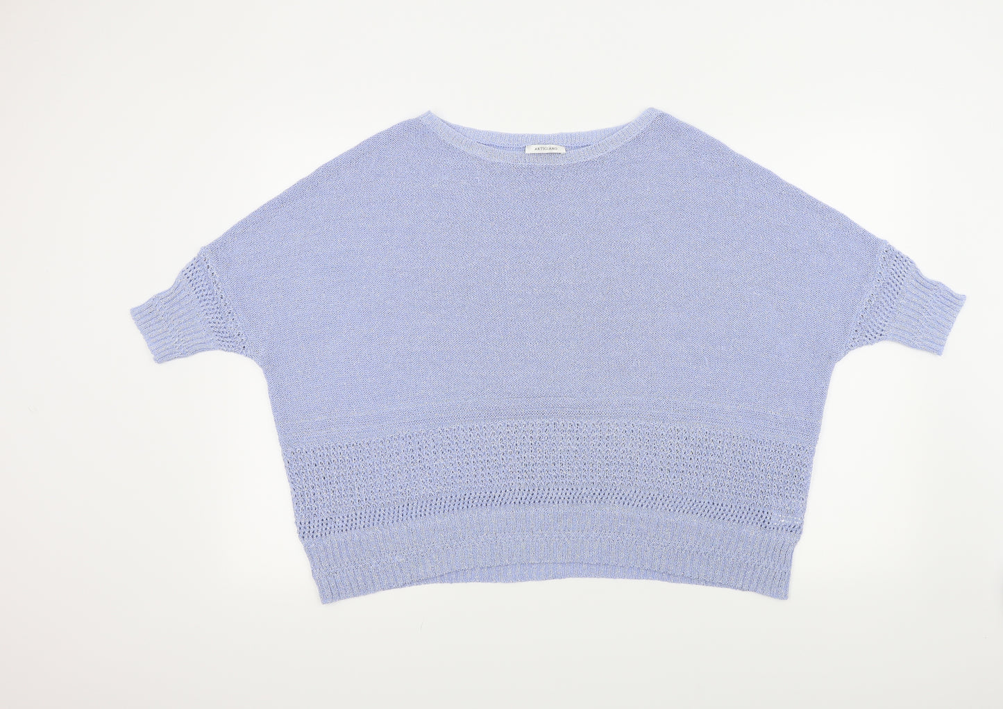 Artigiano Womens Blue   Pullover Jumper Size M