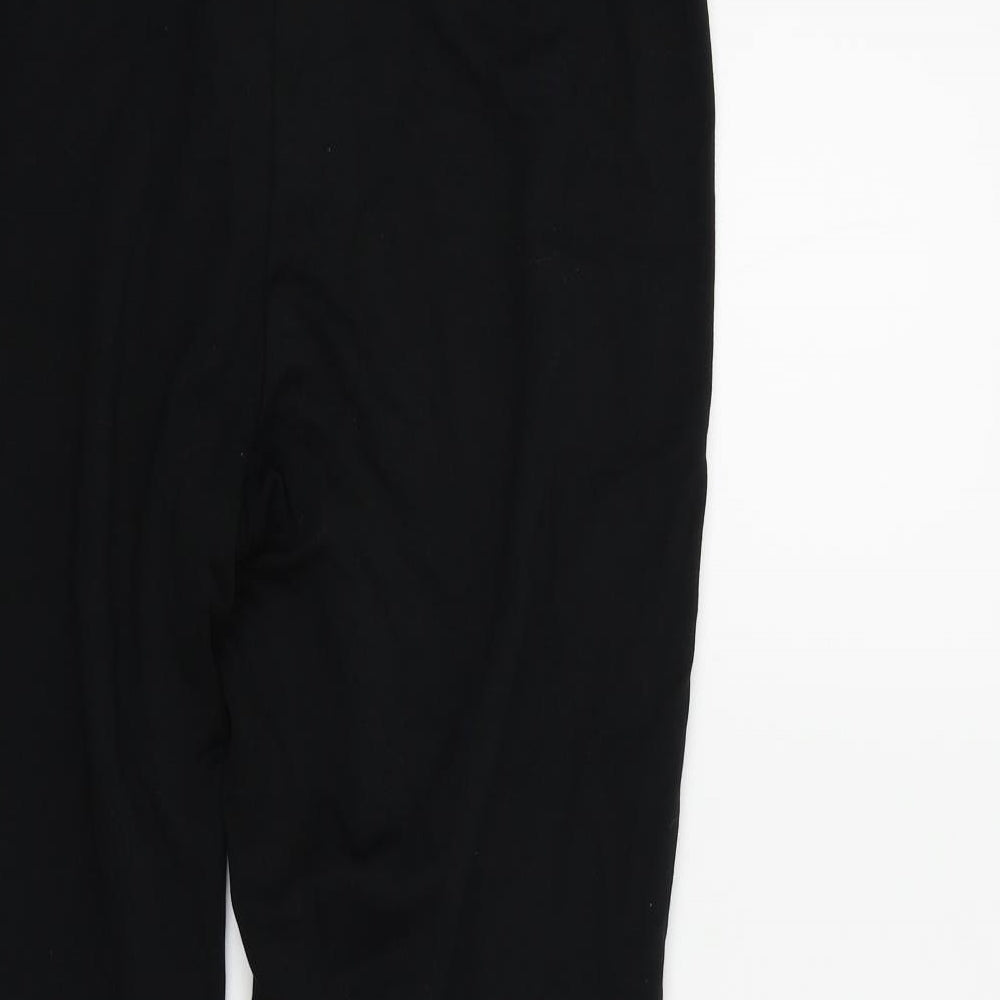 M&S Womens Black   Trousers  Size 12 L20 in