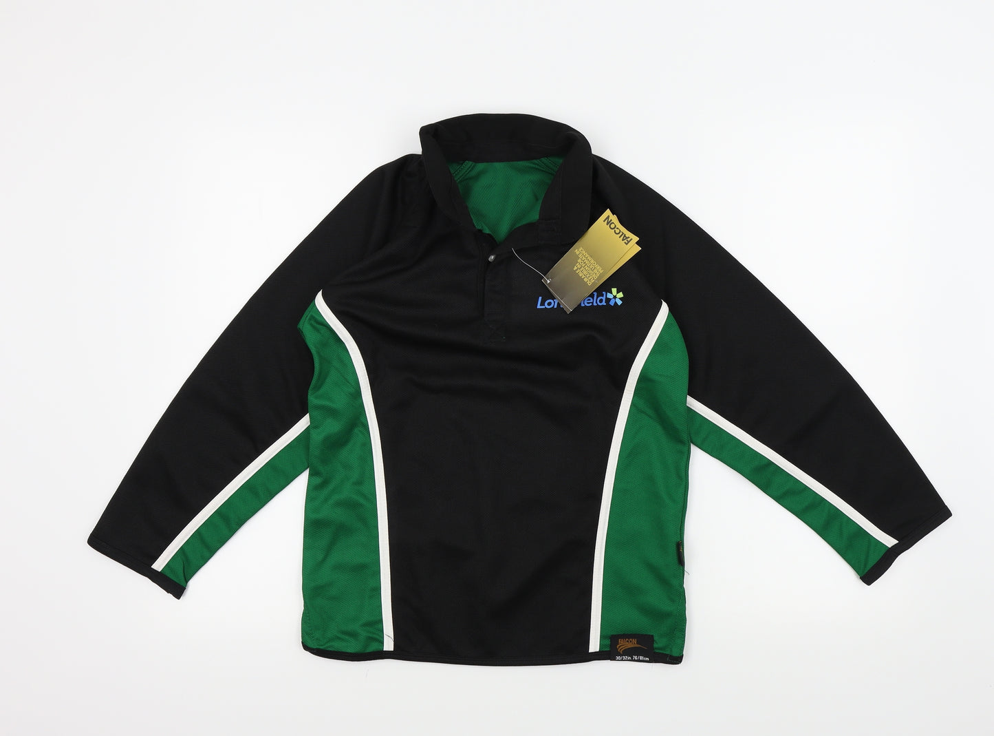 longfield Boys Black   Pullover Jumper Size S