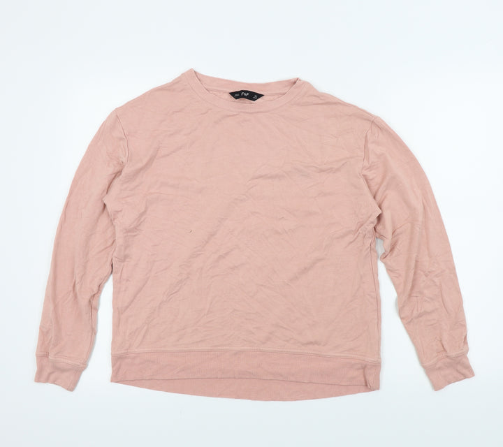 F&F Womens Pink   Pullover Jumper Size 8