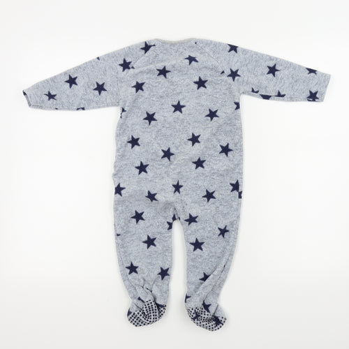 NEXT Boys Blue Colourblock  Babygrow One-Piece Size 9-12 Months  - STARS