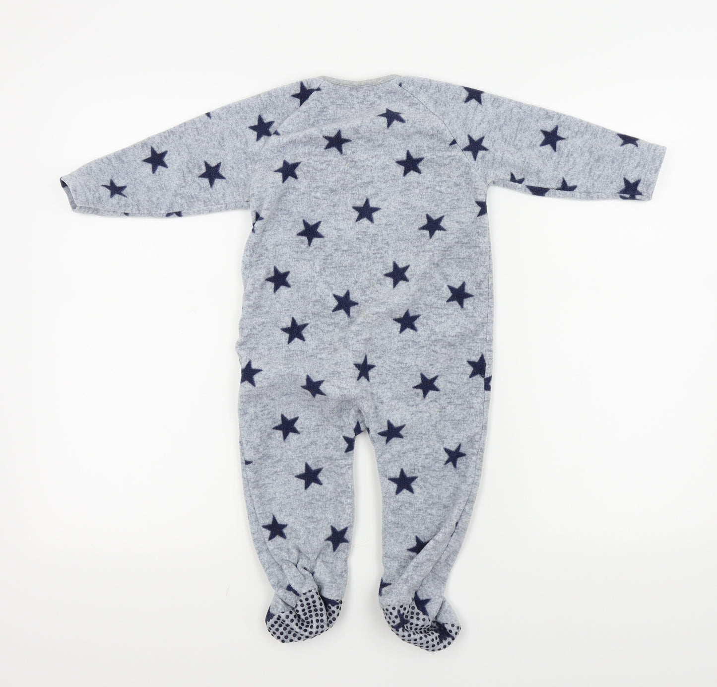 NEXT Boys Blue Colourblock  Babygrow One-Piece Size 9-12 Months  - STARS