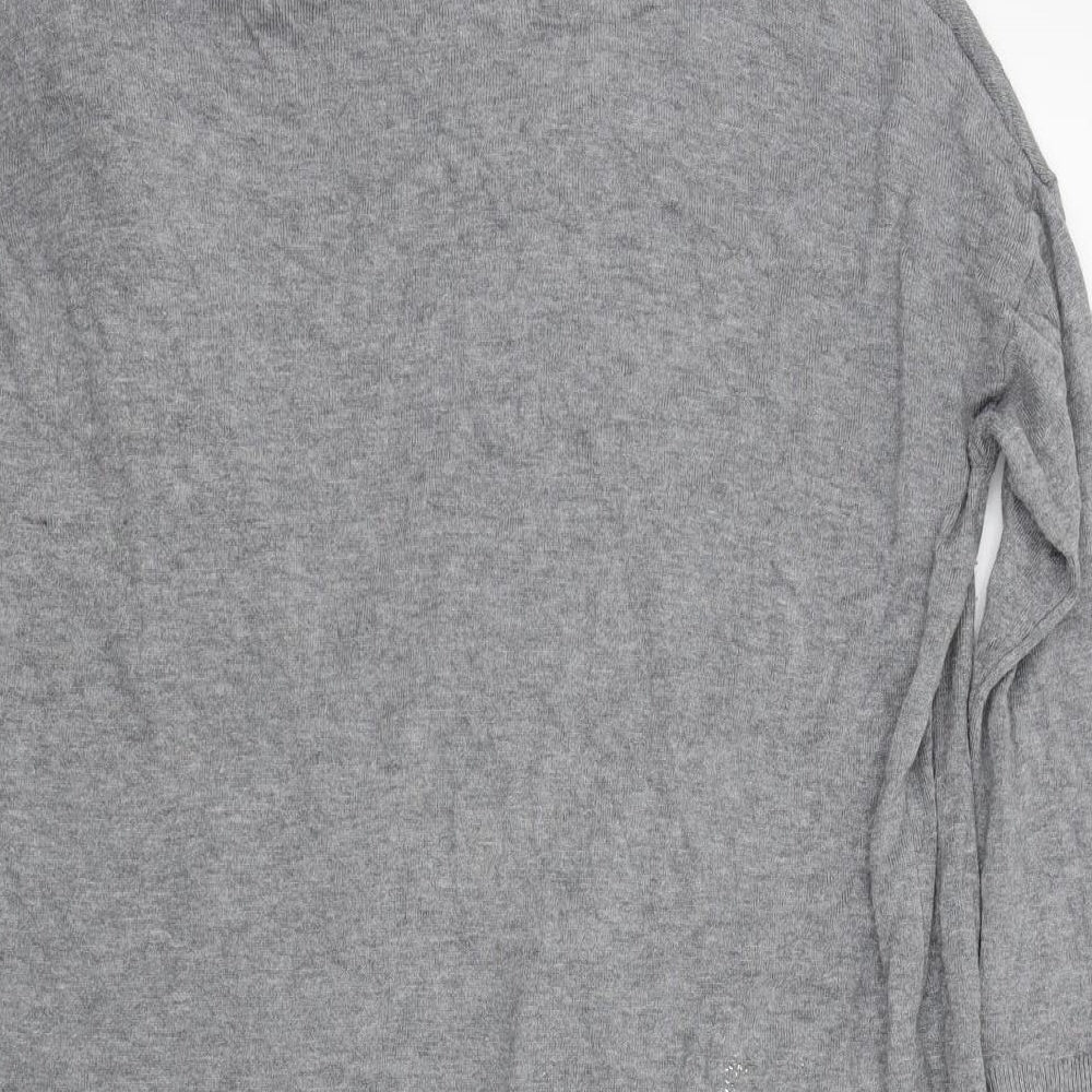 Primark Womens Grey   Cardigan Jumper Size M