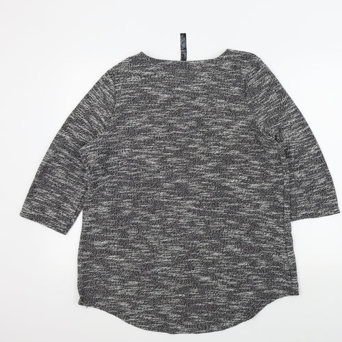 Preworn Womens Black   Pullover Jumper Size 18