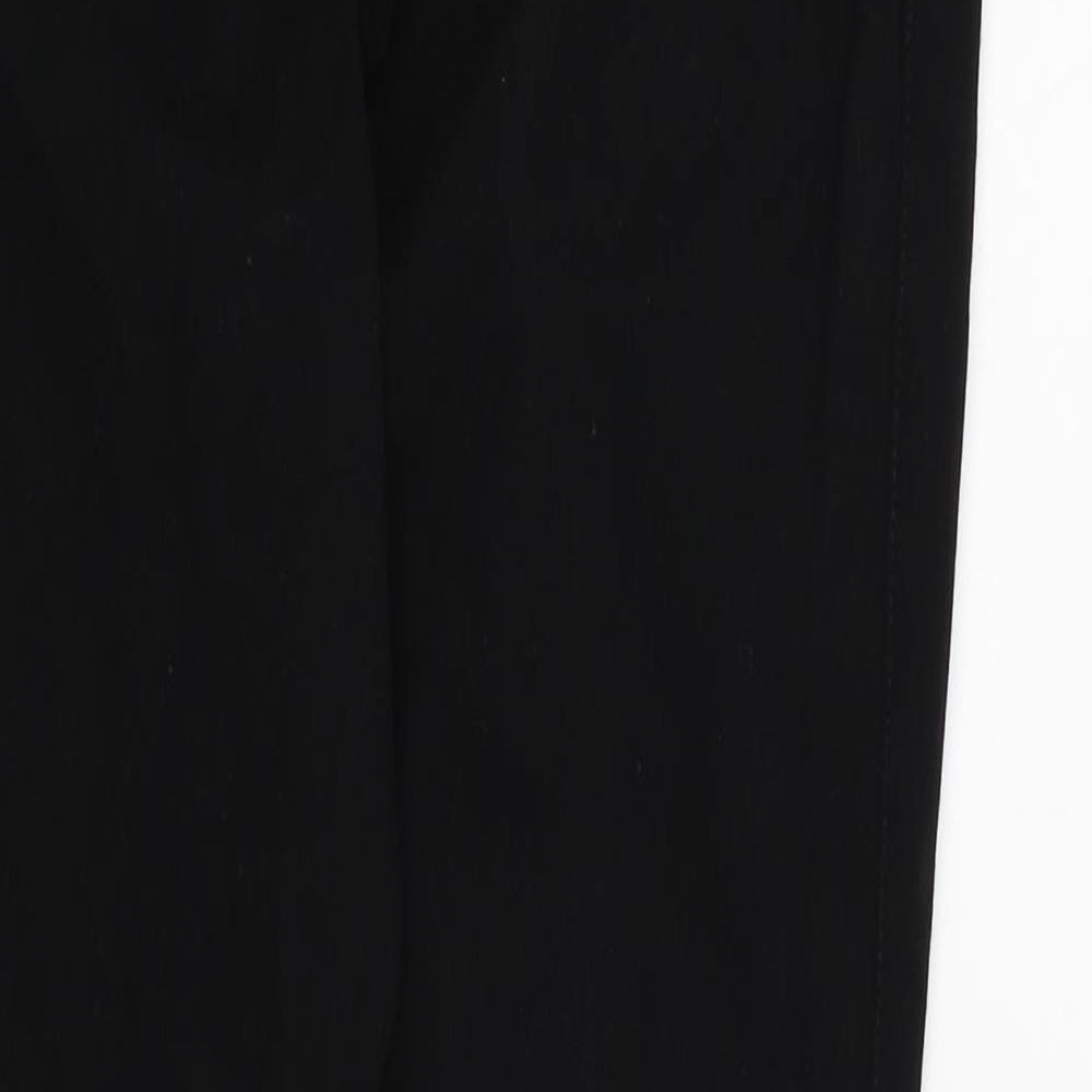 NEXT Womens Black   Trousers  Size 8 L31 in - Zip Pockets and Detail