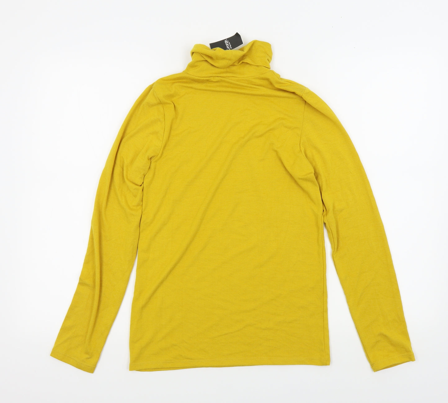 George Womens Yellow   Basic T-Shirt Size 8