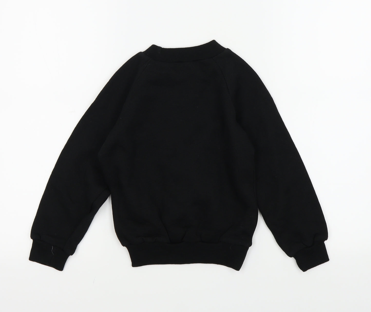 CLASS Boys Black Colourblock  Pullover Jumper Size 5 Years