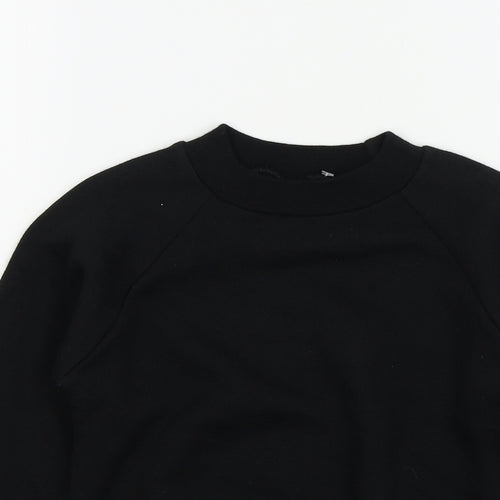 CLASS Boys Black Colourblock  Pullover Jumper Size 5 Years