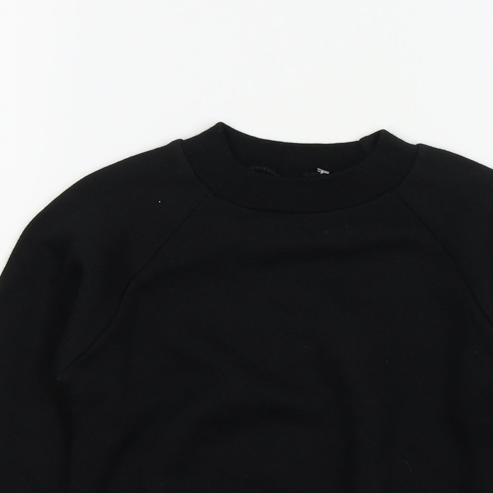CLASS Boys Black Colourblock  Pullover Jumper Size 5 Years