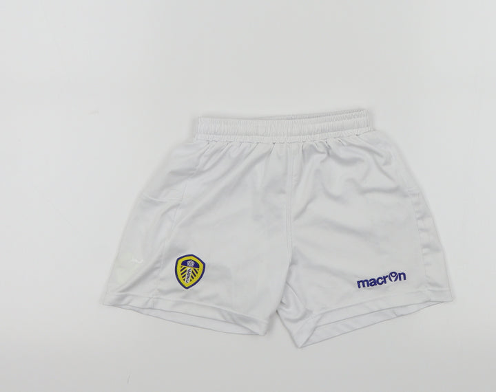 Macron Boys White   Bermuda Shorts Size 3-4 Years