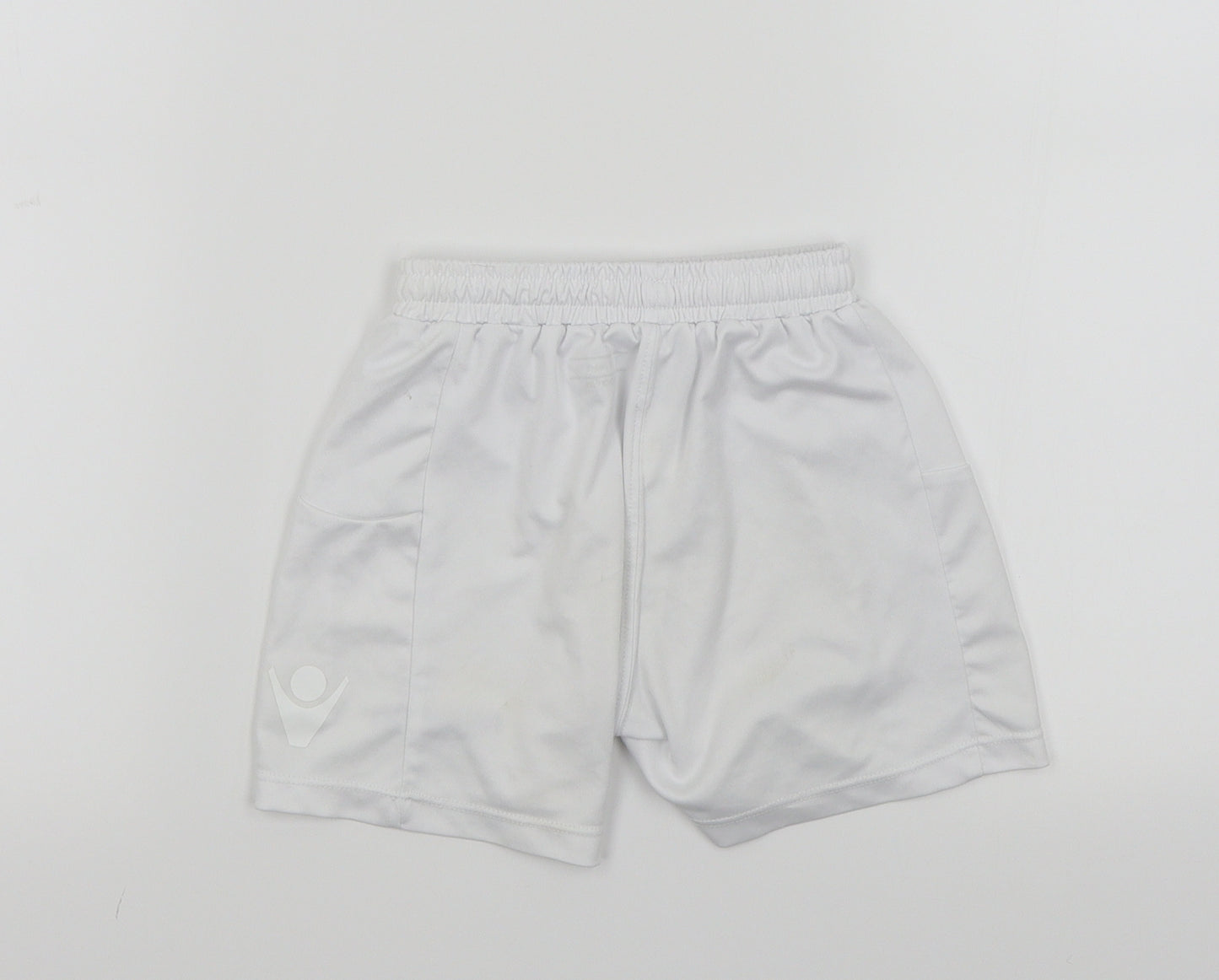 Macron Boys White   Bermuda Shorts Size 3-4 Years