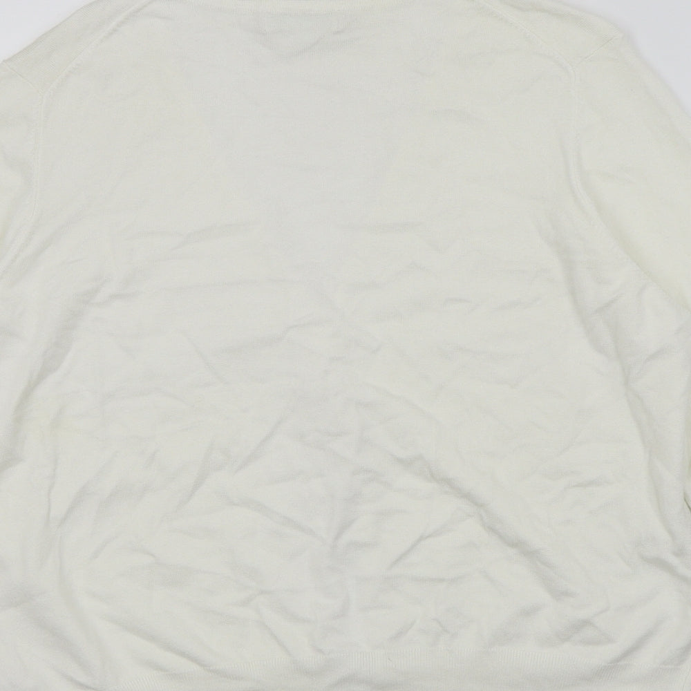 M&S Womens White   Cardigan Jumper Size 22