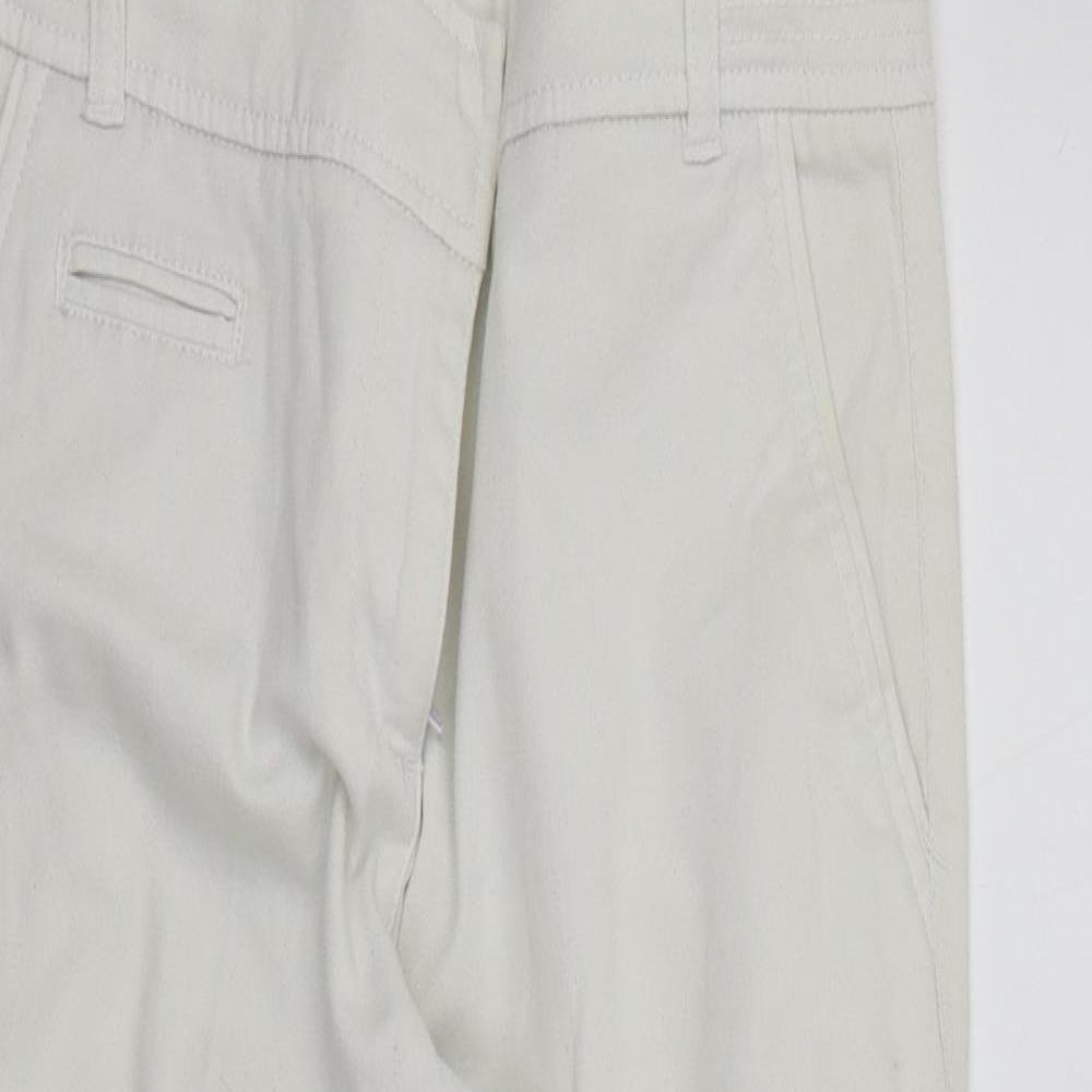 Wallis Womens White   Trousers  Size 12 L21 in