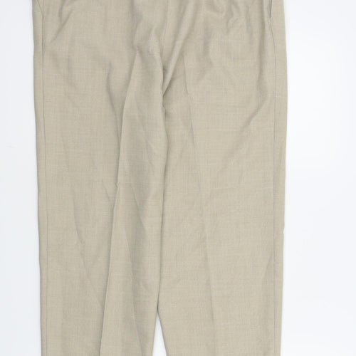 HOLMEWOOD Womens Beige   Trousers  Size 16 L26 in