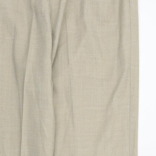 HOLMEWOOD Womens Beige   Trousers  Size 16 L26 in
