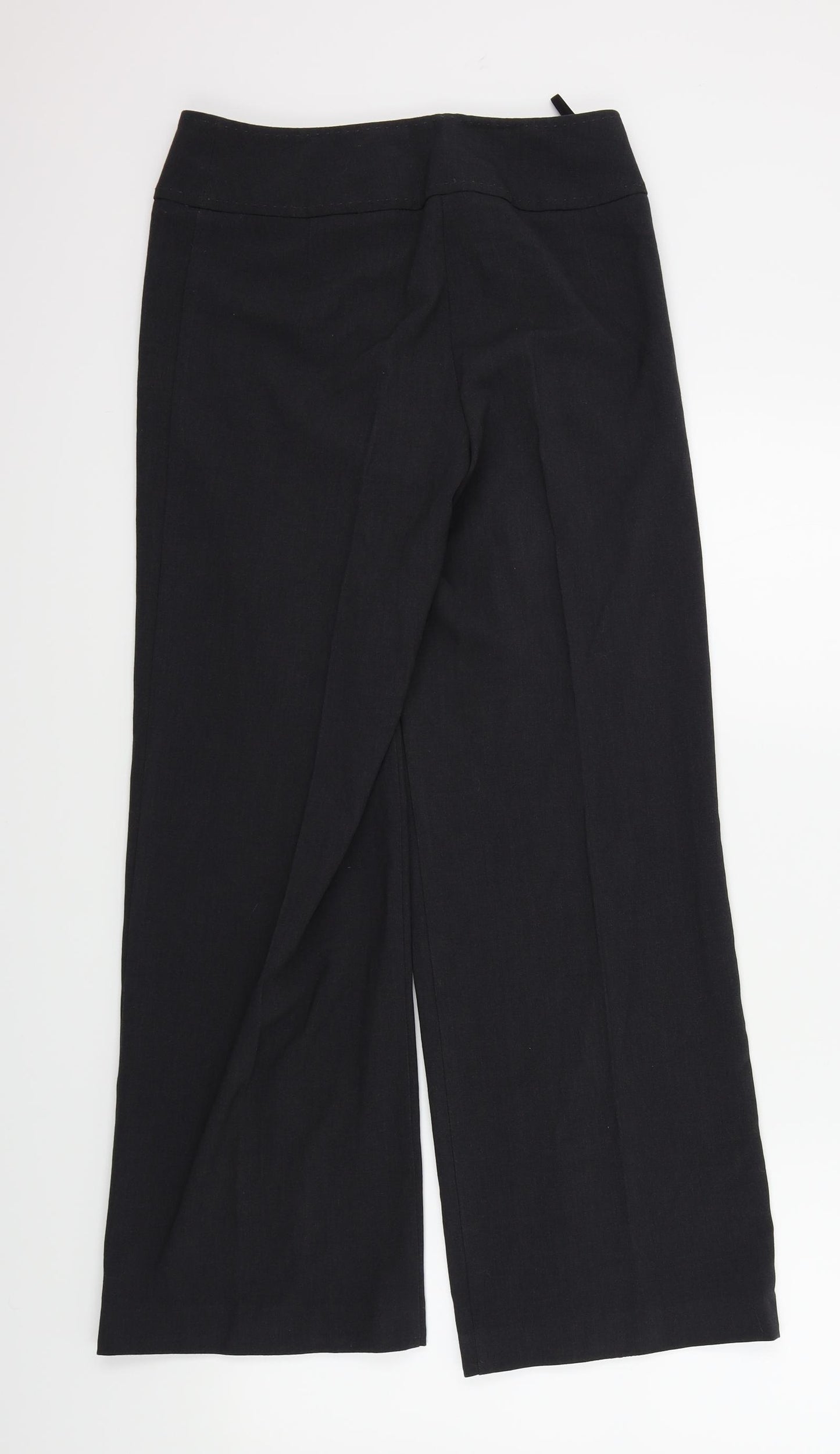 M&S Womens Grey   Trousers  Size 8 L28 in