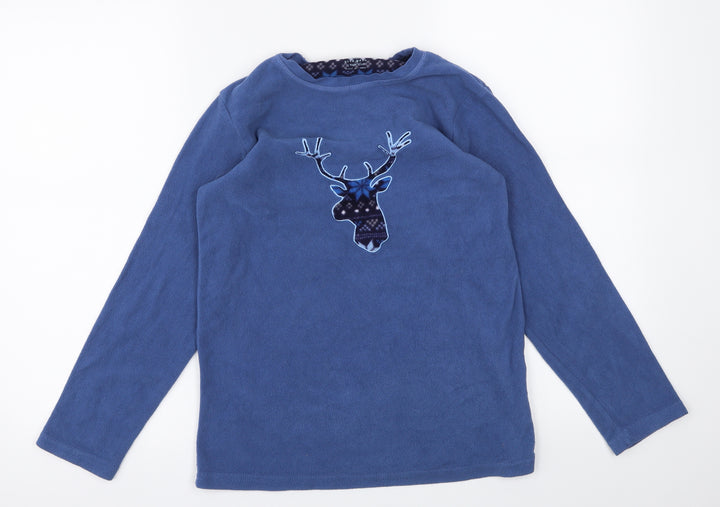 Primark Girls Blue Floral Top Pyjama Top Size 11-12 Years