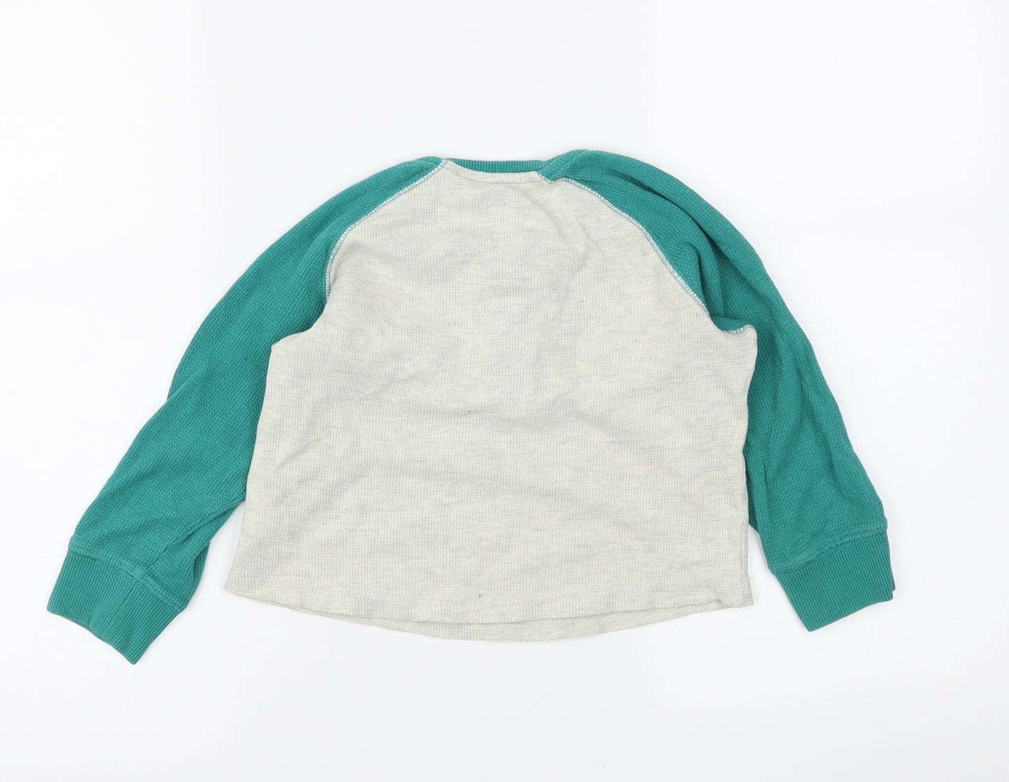 Next  Boys Ivory Striped   Pyjama Top Size 2-3 Years